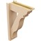 Ekena Millwork 5 1/2-in W x 14-in D x 22-in H Funston Trad Rough Cedar Woodgrain TimberThane Outlooker, Primed Tan OUTUR055X14X22FST04RCPR - alternate 6